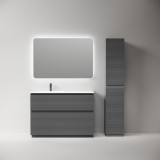 Тумба напольная под раковину Sancos Folk Floor FL120FLGS левая 120 см Grey soft